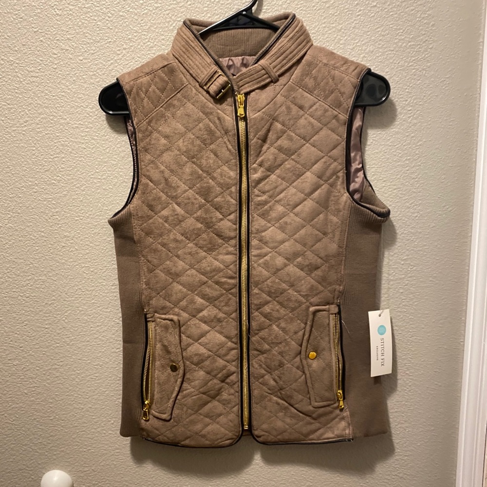 Tan vest